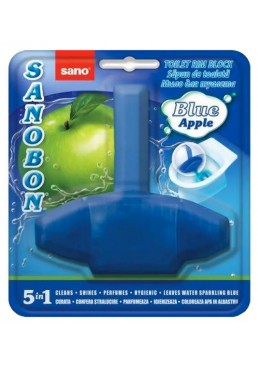 Туалетный блок Sano Blue Apple с ароматом яблока, 55 г